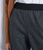 Picture of DRICE CHARCOAL-GREY FLANNEL LOOSE-FITTING TROUSERS